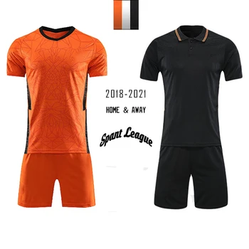 

NEW 2021 Holland Team Jersey Home And Away Game Team Uniform Printing Sports Training Uniform Football Suit For Boys And Girls