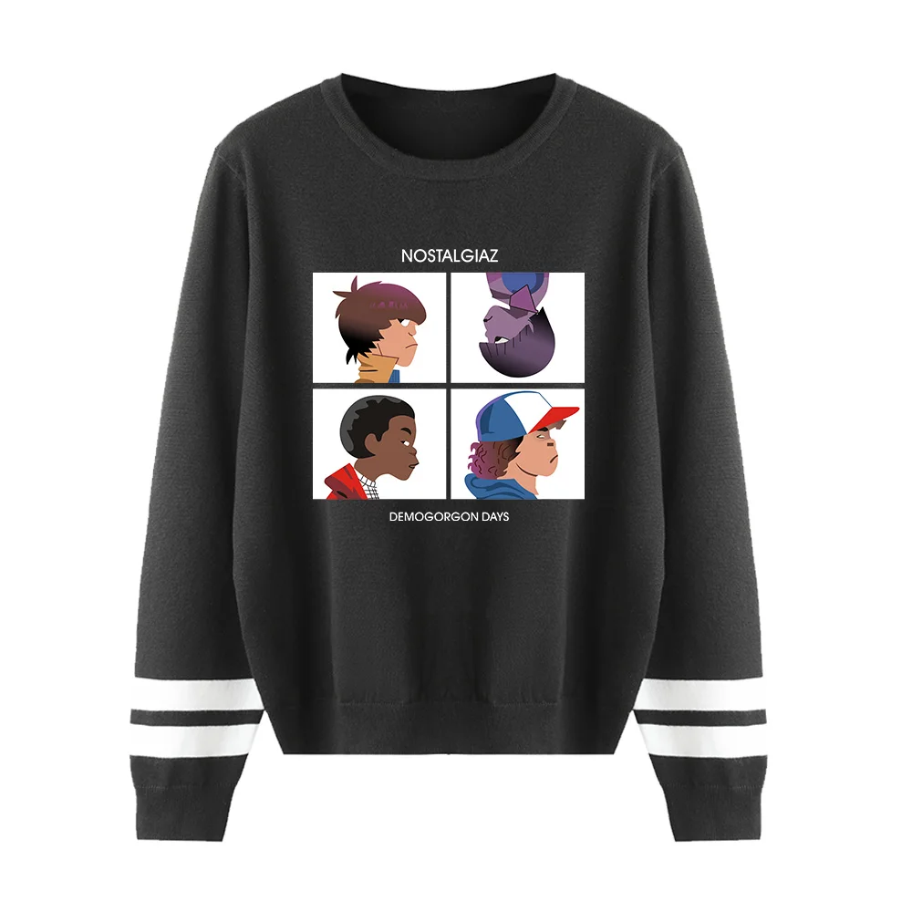 

Stranger Things Printed Wool Sweater Fashion Casual Men Women Cotton Sportswear O-neck Sweater Tops Pullover New Year Gift