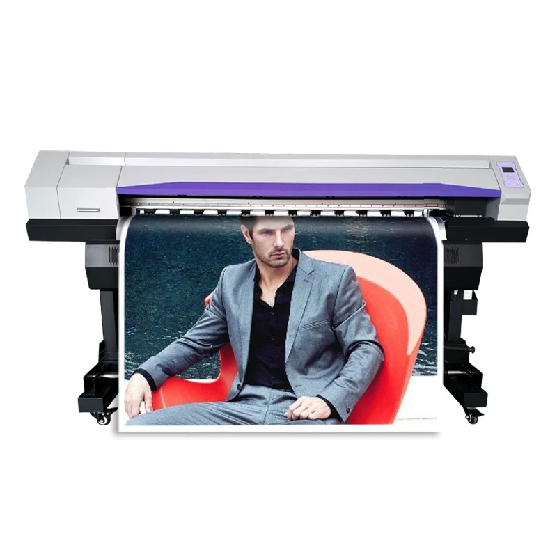 

1.6m large format printing machine small digital eco solvent printer