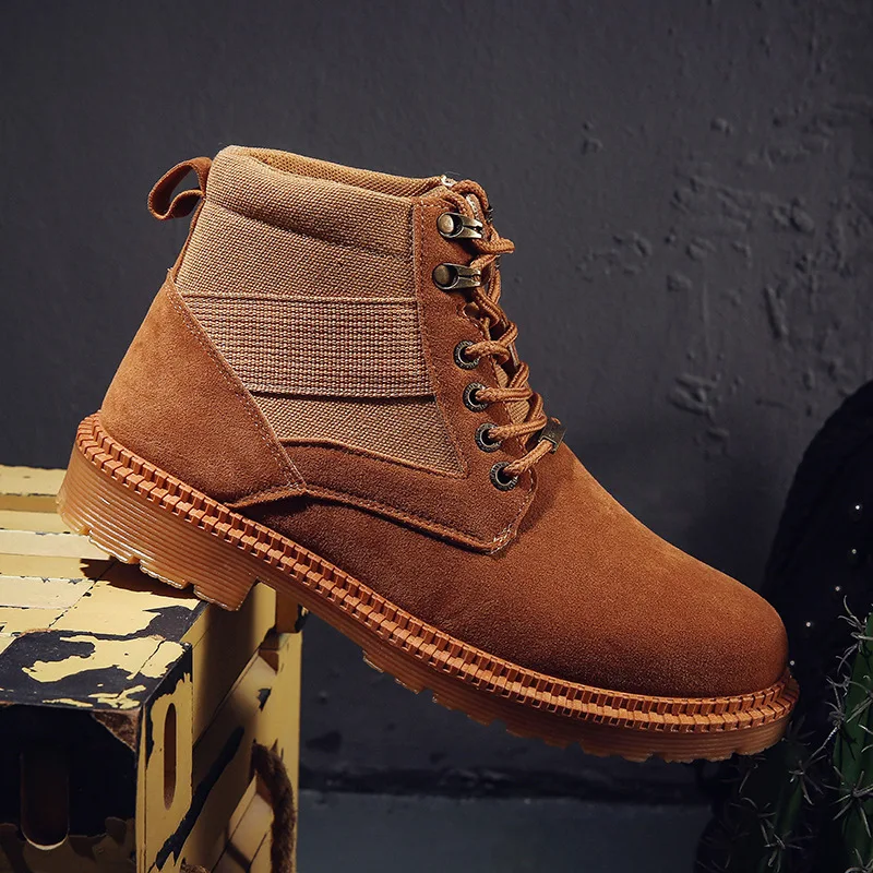 

MEN'S Shoes Autumn And Winter New Style Men's Fashion Martin Boots Trend Versatile Thick Bottomed Short Boots Casual Worker Boot