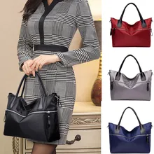 Модная женская одноцветная ультрафункциональная Водонепроницаемая нейлоновая сумка на плечо AA