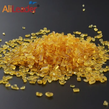 

Alileader High Quality Italian Keratin Glue grain Yellow Transparent White Hot Melting Beads Keratin Glue For Hair Extension