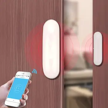 

2.4GHz Auto detect door open close status APP control smart wifi door detector sensor smart home security sensor