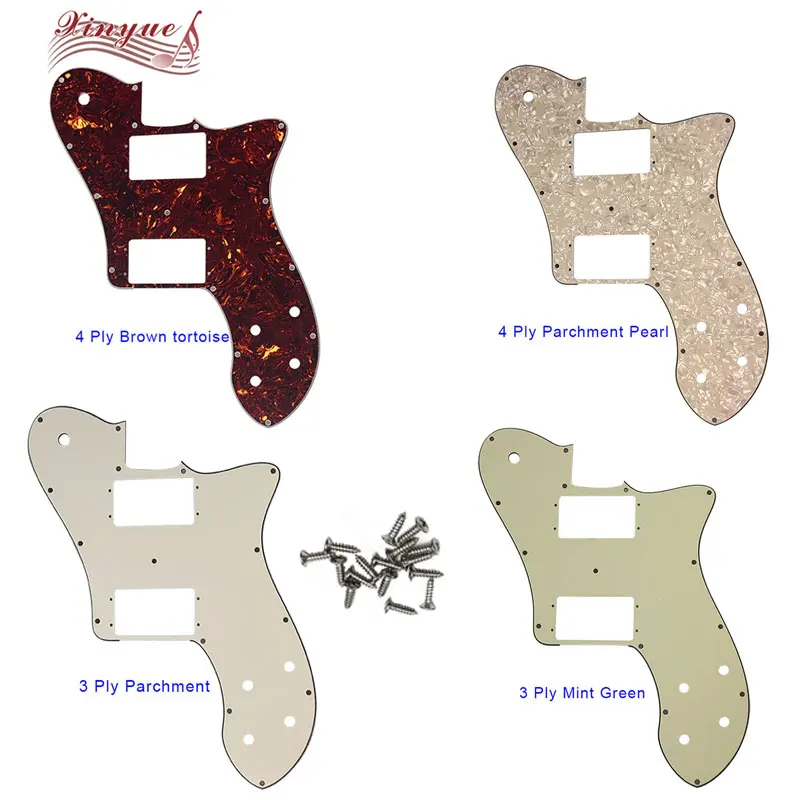 Запасные части для гитары Pleroo 15 винты отверстий US Fd 72 Tele Deluxe запасные Pickguard много