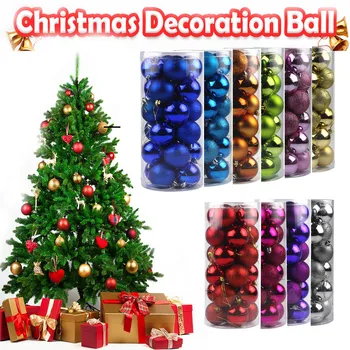 

24Pcs Christmas Balls christmas decorations for home Baubles Party Xmas Tree Hanging Ornament navidad natal christmas decoration