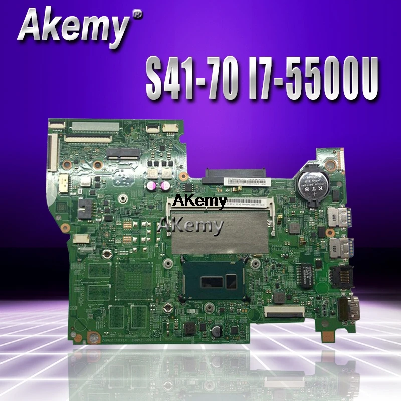 

FOR Lenovo S41-70 U41-70 i2000 Laptop motherboard CPU I7 5500U DDR3 integrated graphics card 100% test OK