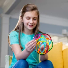 

2021DIY Pop Fidget Moon Ball Rotation Blocking Decompression Parent-child Interactive Game Toy