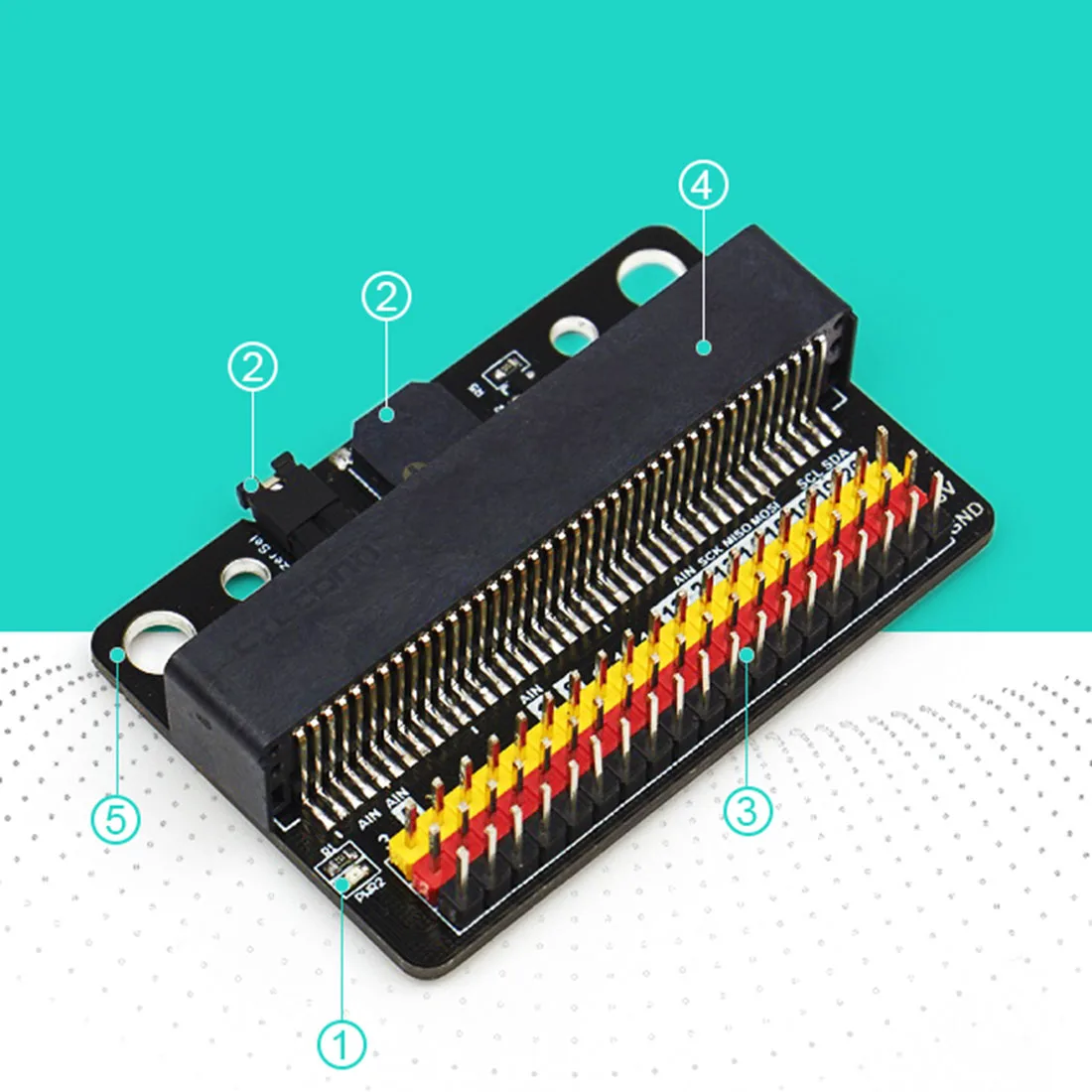 Microbit IOBIT V1.0 V2.0 макетная плата расширения Стволовые Обучающие игрушки аксессуары