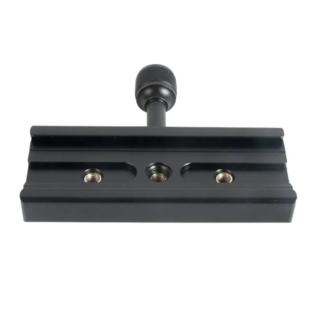 QR-120 Camera Tripod Quick Release Plate Mount Cable Winder Clip Adapter Board Base for Ball Head Gimbal