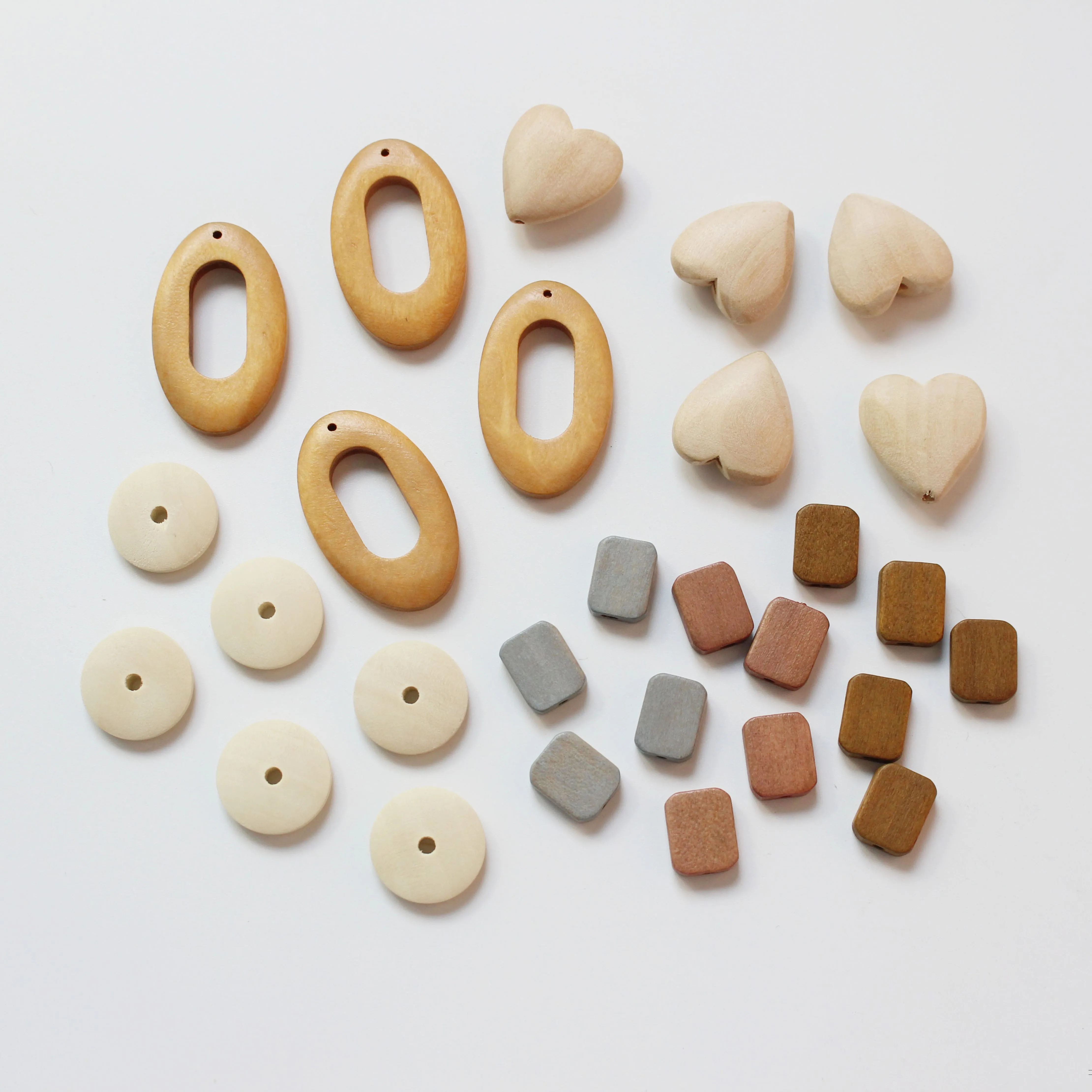 

New style 50pcs/lot geometry ovals/hearts/rectangle shape resin straight hole beads diy jewelry earring /garment accessory