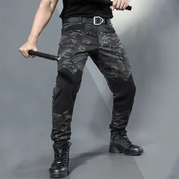 

Men Jogger Tactical Pants Camouflage Military Cargo Sweatpants Loose Camo Casual Trousers Joggers pantalones tacticos XXXL
