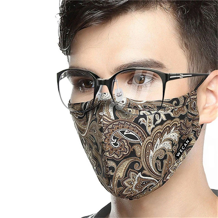 Premium Korean Cotton Face Mask with Activated Carbon Filter - Stylish Black Anti-Dust Respirator
