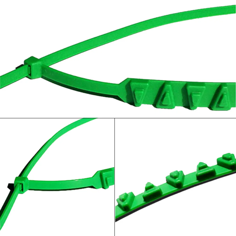 10pcs Anti-Skid Snow Tire Chain Car Wheel Accessories Nylon Strap Belt Auto Universal Replacement Exterior Parts