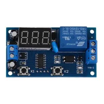 

DC 12V Digital Display Trigger Cycle Time Delay Relay Module Board