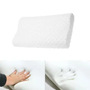 

Orthopedic Soft Fiber Sleeping Pillows Memory Foam Pillow Sofa Pillwo Anti Snore Sleep Aid Travel Cleanable 30*50cm Latex Rest