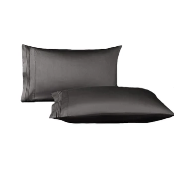 

1pair Cotton Pillow Soft Embroidered Luxury Lines Cases Pillowcase Super Covers With