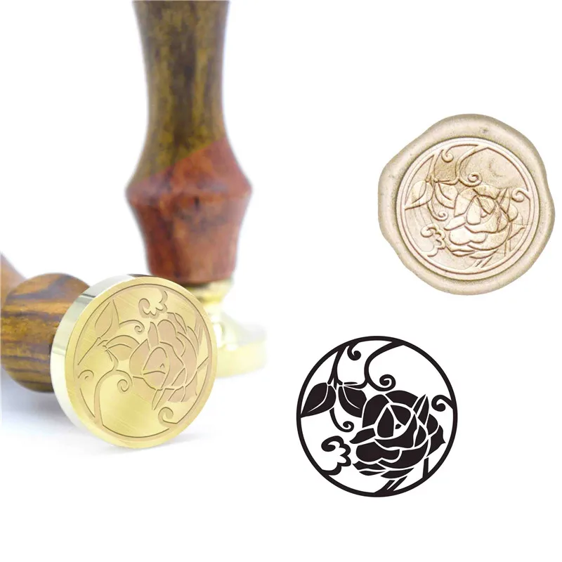  Tower Moon and Star Wax Seal Stamp Castle Wedding Kit Invitation Wax Seals B113 Custom Wax Stamp DI - 33029137301