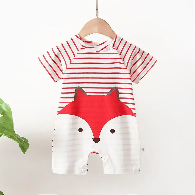 Baby Bodysuits comfotable Baby Rompers 2020 Summer New Toddler's Short Sleeve Cotton Bottoming Climbing Clothes Newborn Boys Girls Jumpsuit&clothing Bamboo fiber children's clothes Baby Rompers