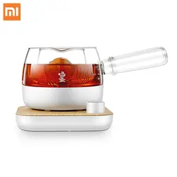 Xiaomi многофункциональный чайник для приготовления чая стеклянный чайник защищающий от ожогов ручка съемная чайная сливная плита чайные