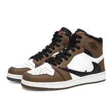 Мужские кроссовки с высоким воздушным ударом, баскетбольные кроссовки, удобные уличные тренировочные спортивные кроссовки, спортивные ботинки