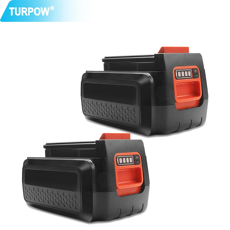 

Turpow For Black & Decker 40V 3000mAh Li-ion Rechargeable Power Tool Battery LBXR36 BL2036 LBX2040 LST136,LST420,LST220 Battery
