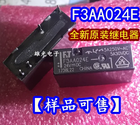 10 шт./лот F3AA024E 24VDC 5A