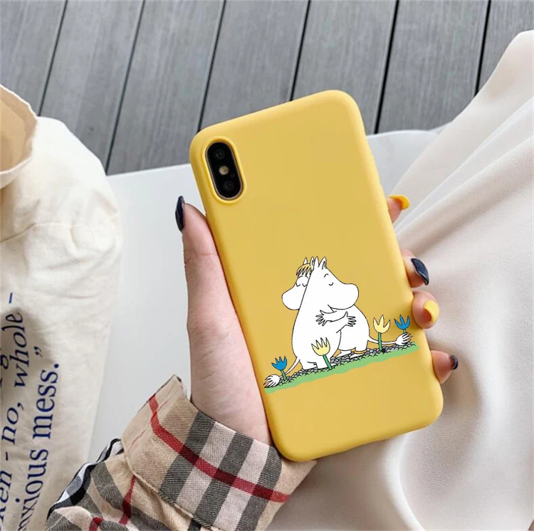 Cute Moomin TPU candy Soft Phone Case For huawei p30 pro p30 lite p20 pro p10 mate 20 p10 lite honor 9 lite - Цвет: HHSR-24040