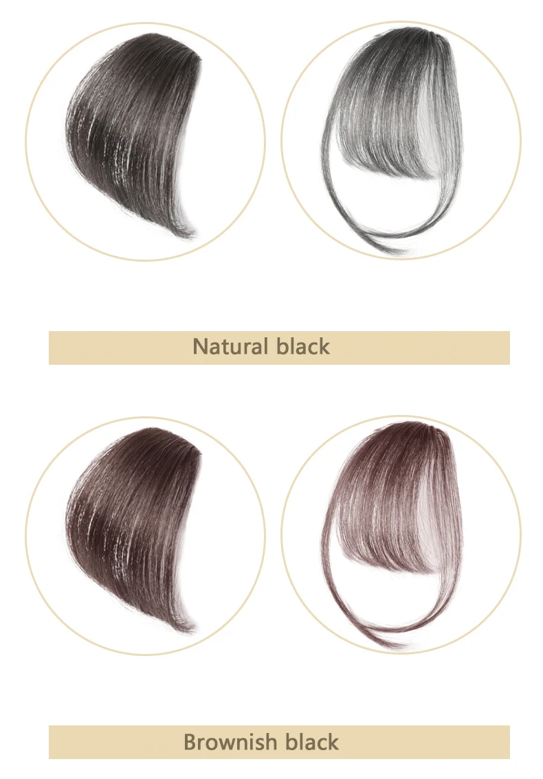 Salonchat, прямые волосы, челка, настоящие волосы, черный, коричневый, золотой, красный, не реми волосы