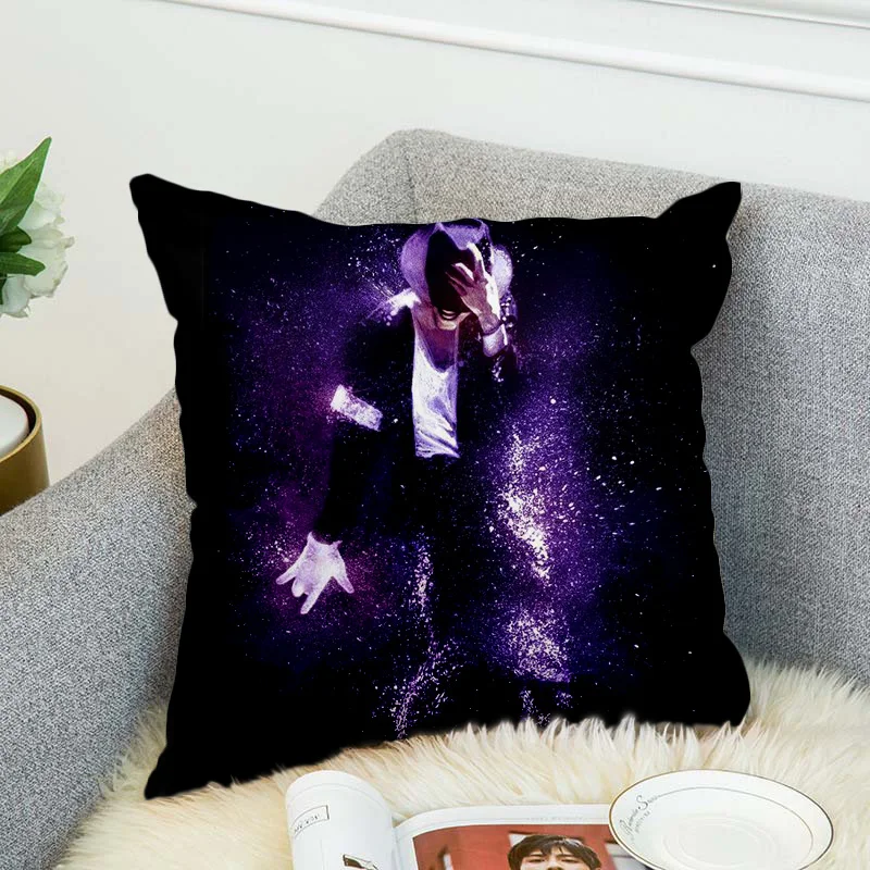 Michael Jackson Pillow Case Polyester Decorative Pillowcases Throw Pillow Cover style 3