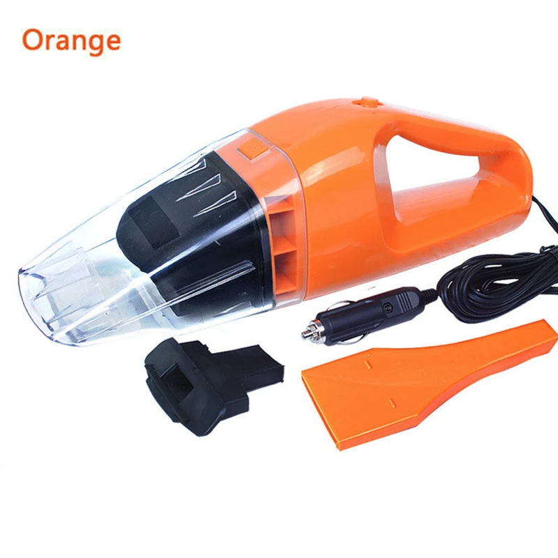 12 В пылесос влажный сухой двойной пылесос ручной мощный всасывающий портативный пылесос для автомобиля - Цвет: Orange