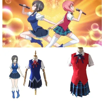 

Anime Magical Girl Ore Magical Twin Uno Saki Uniform Cosplay Costumes Women Girl cute Magical Girl Ore dress Uniform Cosplay
