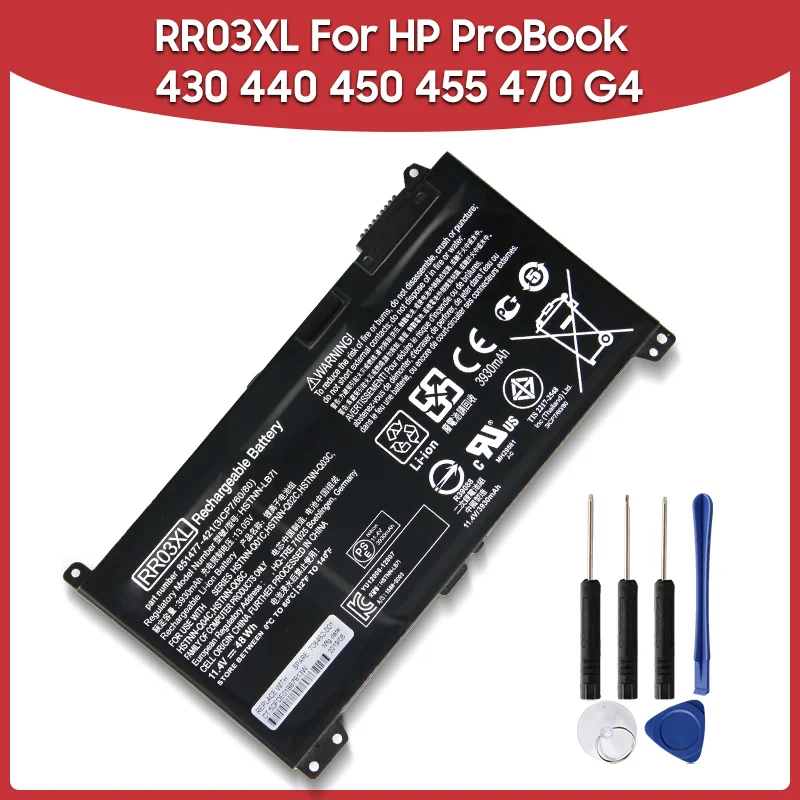 

Original Replacement Battery 48Wh RR03XL HSTNN-LB7I For HP HSTNN-Q01C Q02C Q03C Q04C Q06C Laptop Batteries