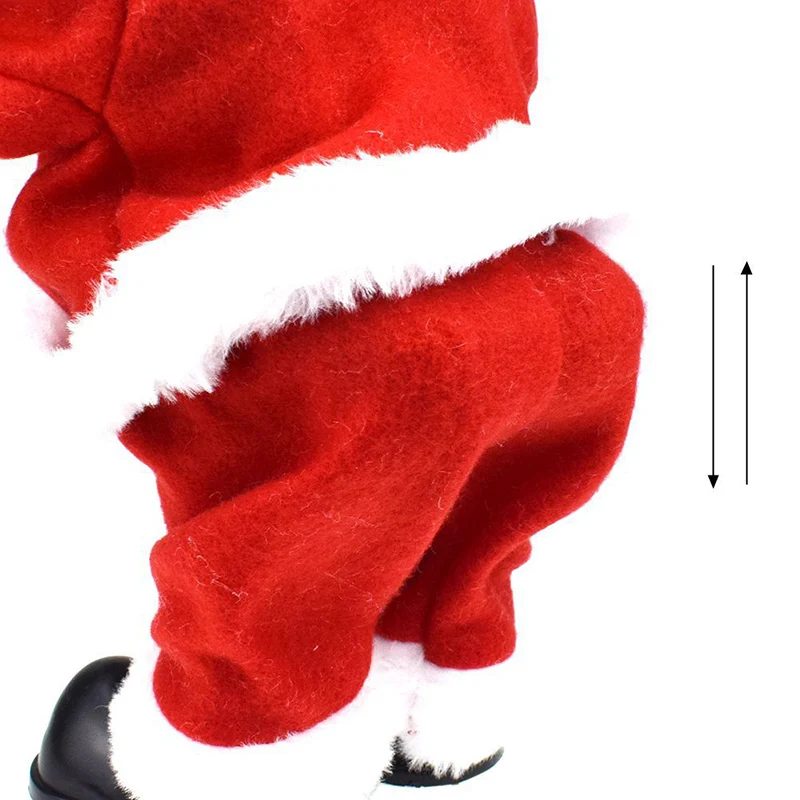 Рождественский Санта-Клаус, встряхиватель, электронная игрушка, музыкальный свет, кукла, Рождественский Декор, орнамент S7JN