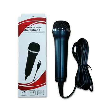 

USB 7Ft Cable Wired Microphone High Performance Video Karaoke MIC Chatting Network for PS 2/PS 3/PS4/Wi i/XboxOne/360 Console PC