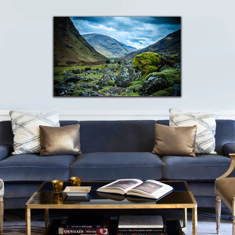 

DIY colorings pictures by numbers with high mountain picture drawing Relief painting by numbers framed Home