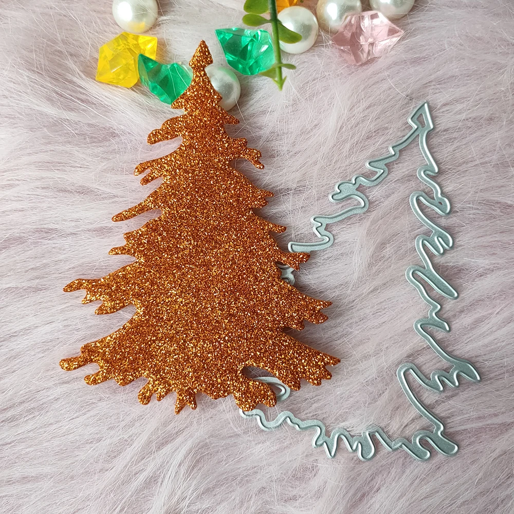 

New tree cutting die mould scrapbook decoration embossed photo album decoration card making DIY handicrafts