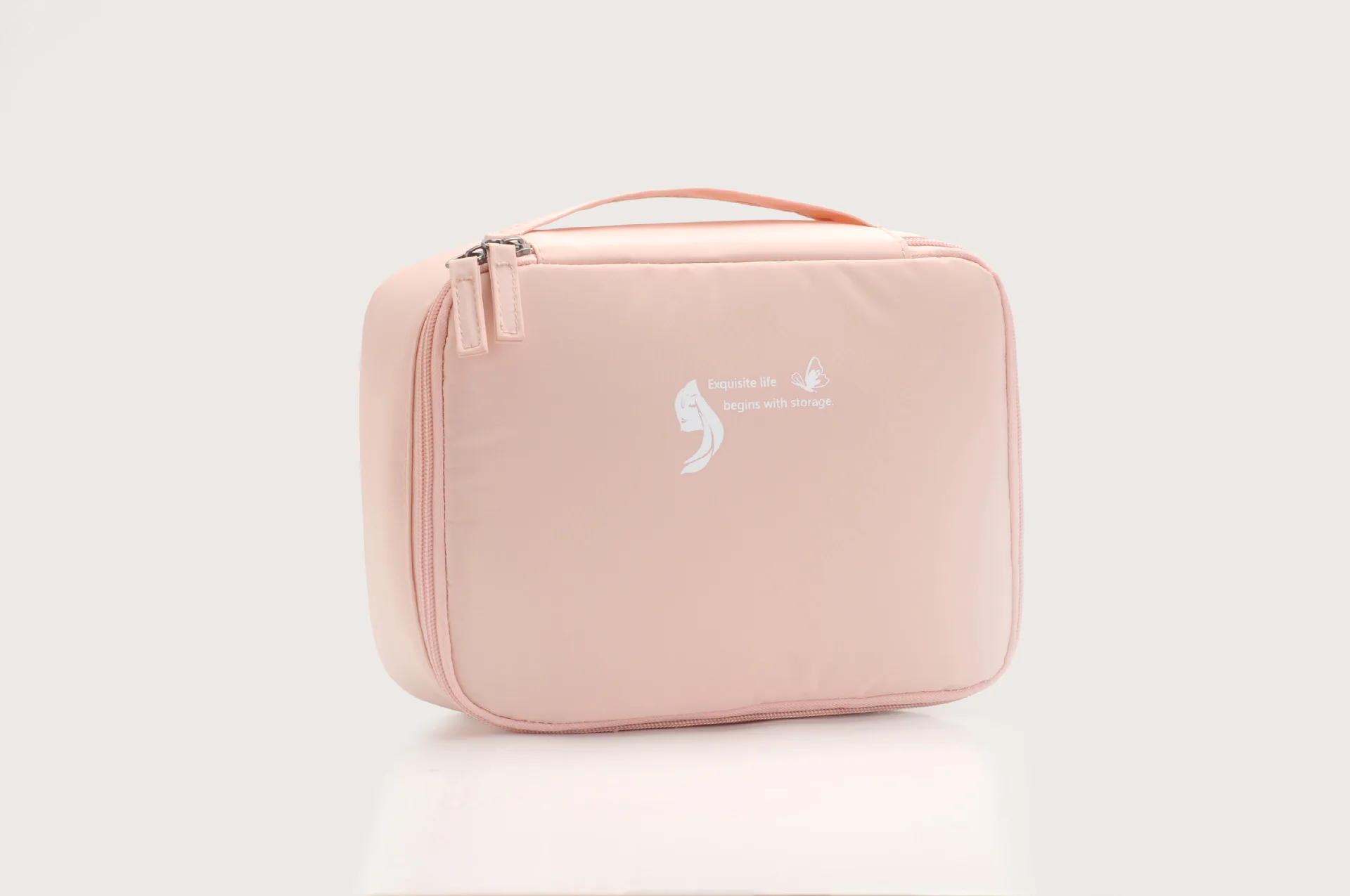 pink Косметички, сумочки, туалетные принадлежности, косметика, дорожные сумки, женская косметичка, Висячие дорожные косметички, моющие туалетные наборы - Цвет: pink