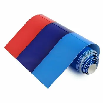 

Bonnet Sticker Stripes M-Colored For BMW 2M Decoration Decal 200*15 Cm