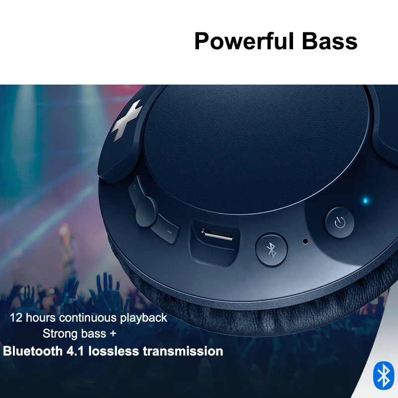 Philips SHB3075 Bluetooth Headset Earphone Wireless Headphones Volume with Microphone Control for Galaxy Note 8 XiaoMI Hua Wei