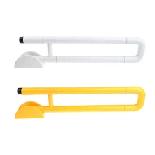 Нержавеющая сталь поручень душевая ручка ванная комната баланс безопасности Ручной рельс поддержка гандикапа помощь пожилым-белый/желтый