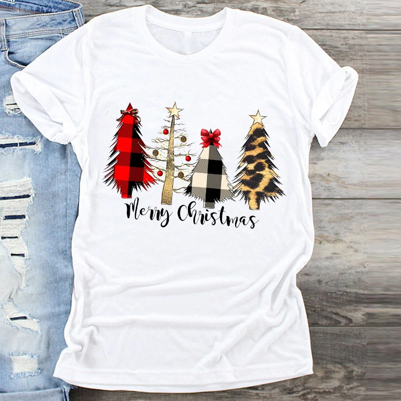 de moda para mujer, Camiseta con estampado deseos cálidos de Año Nuevo, Feliz Navidad, Tumblr|Camisetas| - AliExpress