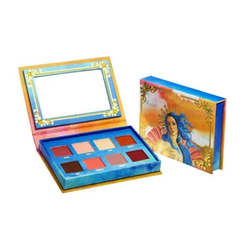 Givenone нейтральные нюдовые оттенки 8 цветов макияж тени для век мерцающие теплые тени для век Палитра пигментированный дымчатый шелковистый ...