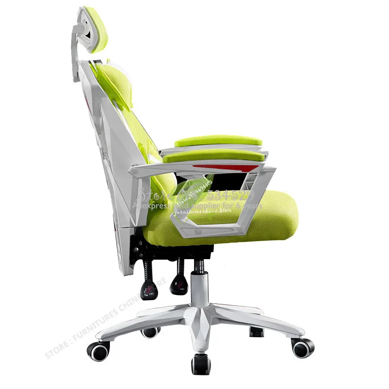 38%Mesh Seat Office Chair Gaming Chair Game Gamer Seat Office Furniture Synthetic Leather Mesh Chair Rotatable With Handrails