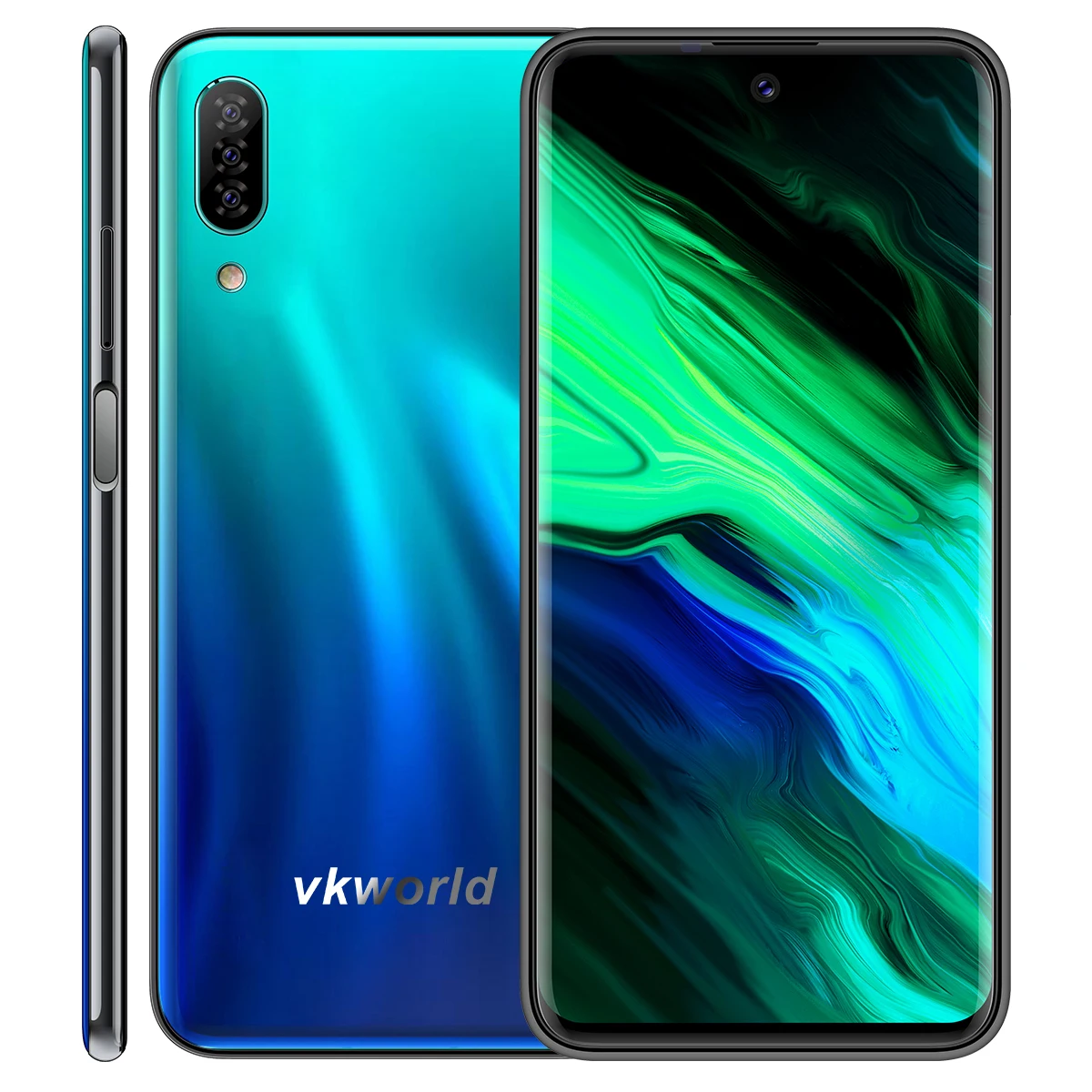 VKWORLD P30 6,4" Ударный экран смартфон Android 9,0 6 ГБ+ 128 Гб 16 МП MTK6763 Восьмиядерный 4G LTE мобильный телефон