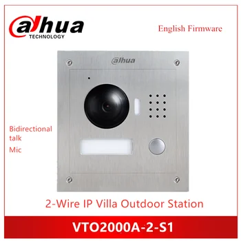 

Dahua Video Intercom 2-Wire IP Villa Outdoor Station video doorbell waterproofm Night vision Voice indication VTO2000A-2-S1