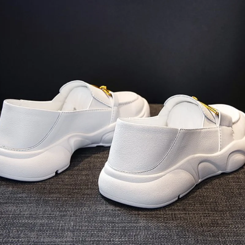 New Leather Shoes Women Wear Ladies Shoes Flat Moccasin Shoes Lightweight Breathable Soft Bottom Loafers Fashion Shoess