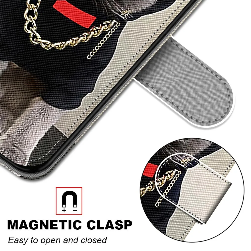 3D Painted Leather Case For iPhone 12 mini 11 Pro Max X XS 6 7 6S 8 SE 2 2020 Case Fundas Flip Wallet Cover Cat Dog Coque Capa lifeproof case iphone 8 More Apple Devices