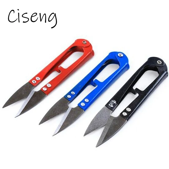

Ciseng 1PC DIY Stainless Steel Stitch U-Shape Use Scissors Cut Line Trimming Nipper Essential Cross Beaded Jewelry Making Tools
