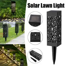 Светодиодный датчик солнечной энергии, лампа для лужайки, водонепроницаемый уличный фонарь для ландшафтного сада