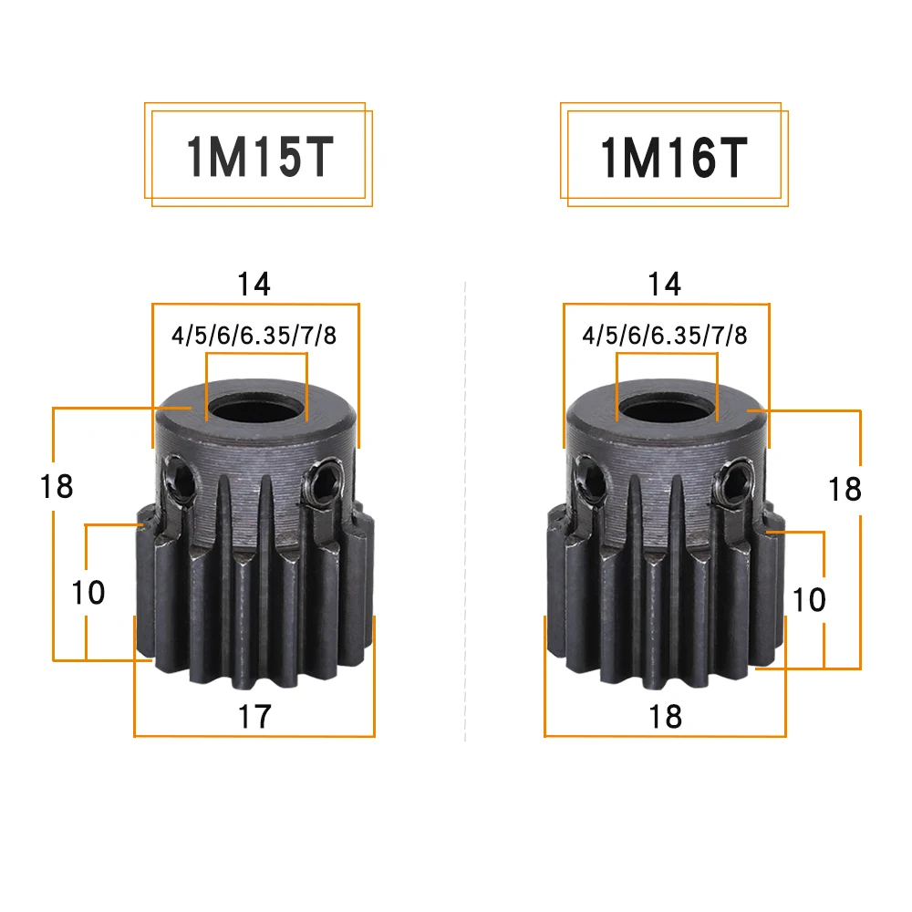  1   1M-15T/16T SC45  źҰ     4/5/6/6.35/7/8mm  ׼